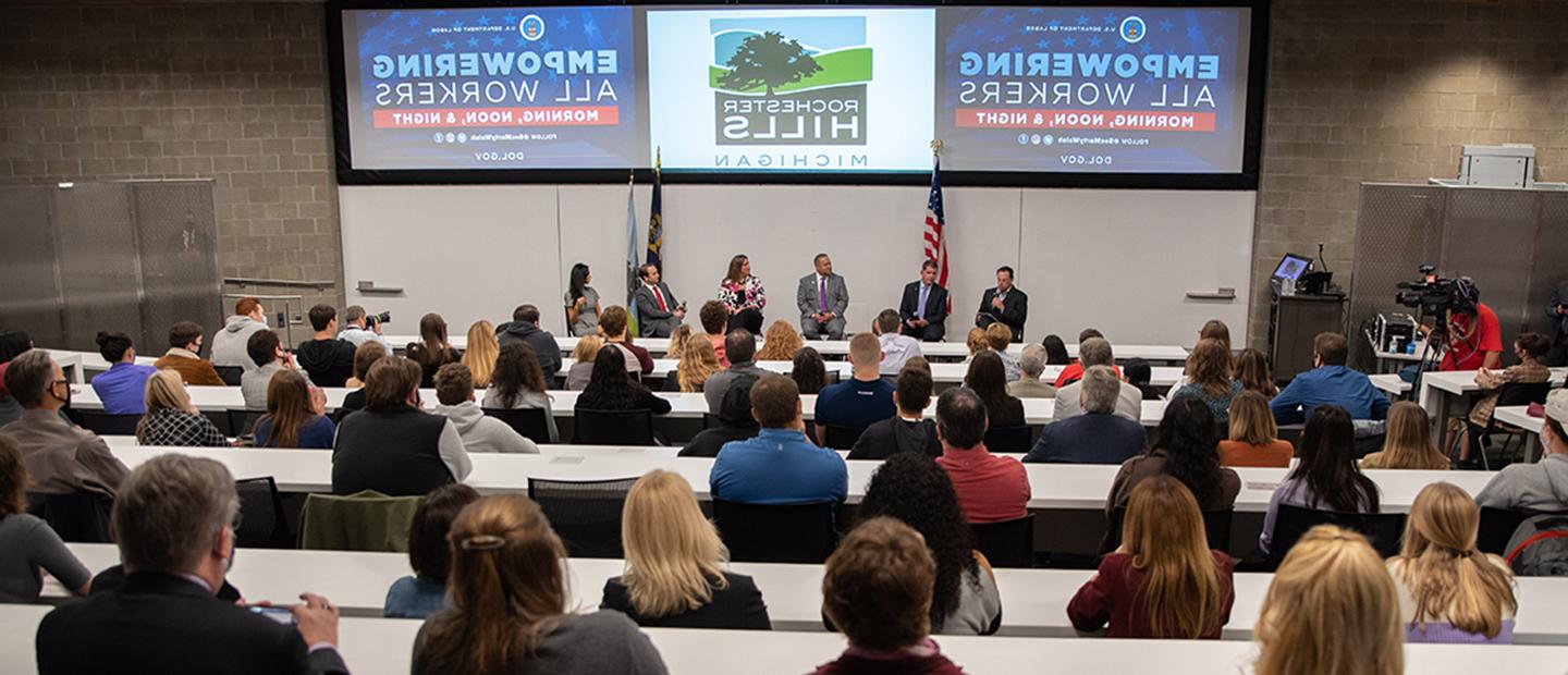 Audience at Empowering All Workers Event